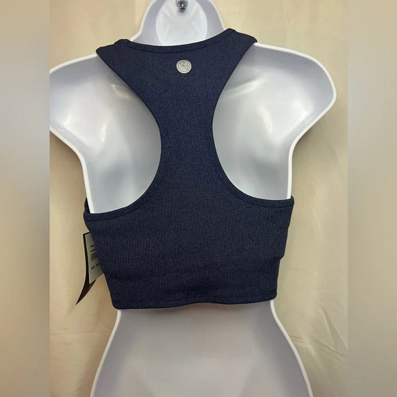 Royal blue Kensi Ribbed performance tank - Picture 7 of 9